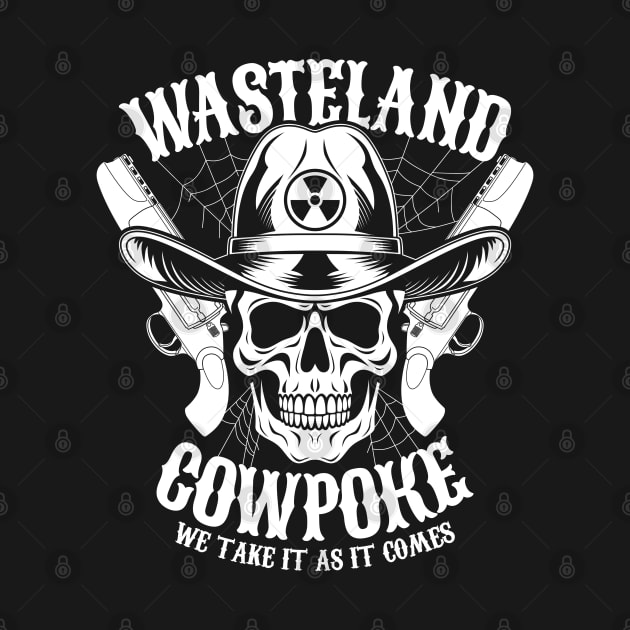 Wasteland Cowpoke Nuclear Fallout Ghoul Cowboy Skull by BoggsNicolas