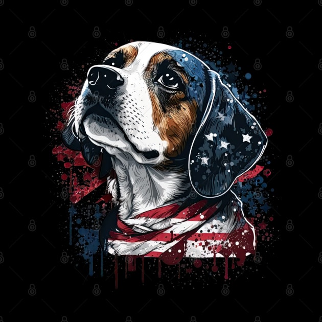 Beagle 4th of July by JayD World