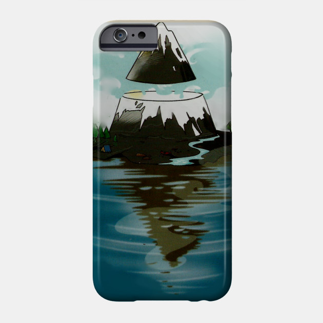 Flooded mountain