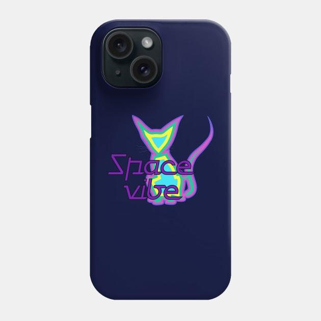 Luminescent space vibe Phone Case by Gerchek