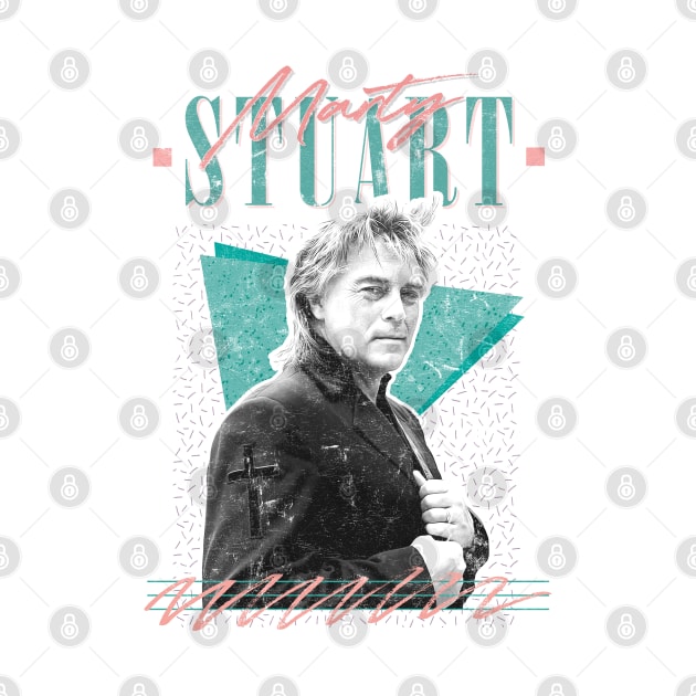 Marty Stuart / Retro Country Fan Art Design by DankFutura