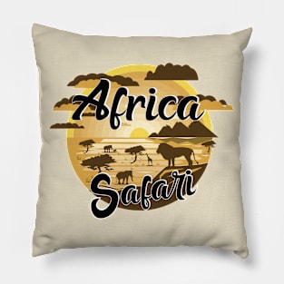 Africa Safari Memorys Pillow