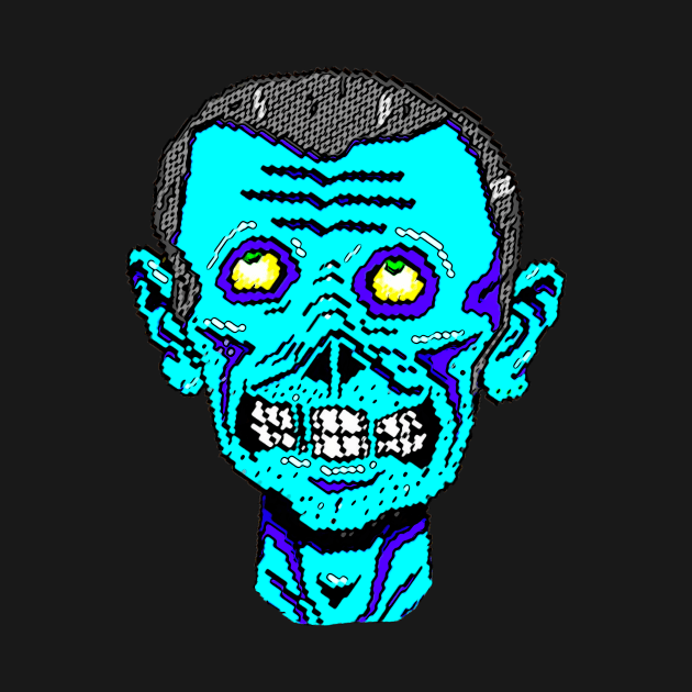 8-Bit Zombie - Variant 2 by Atomic City Art