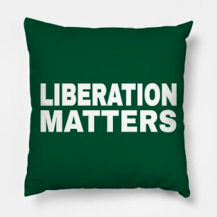 Liberation Matters - White - Back Pillow
