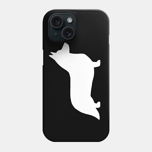 Cardigan Welsh Corgi Silhouette Phone Case by Coffee Squirrel