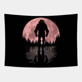 Bigfoot Moon Tapestry