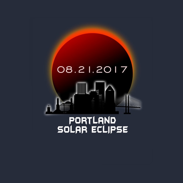 Portland Total Solar Eclipse August 21 2017 by DimDom