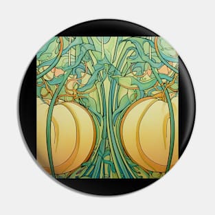 Honeydew melon drawing Pin