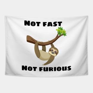 Not Fast Not Furious Tapestry