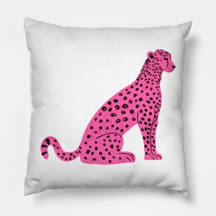 Pink Leopard Pillow