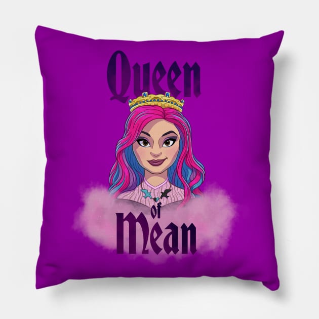 Queen of Mean Pillow by ToyboyFan