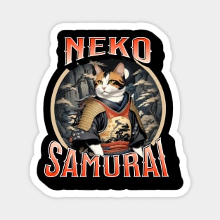 Neko Samurai Magnet