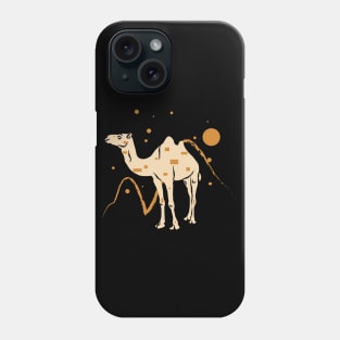 Camel and Desert at Night Phone Case
