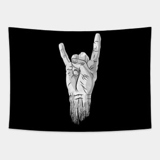 Evil Eye - Malochico Heavy Metal Horns Tapestry