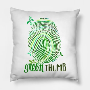 green thumb Pillow