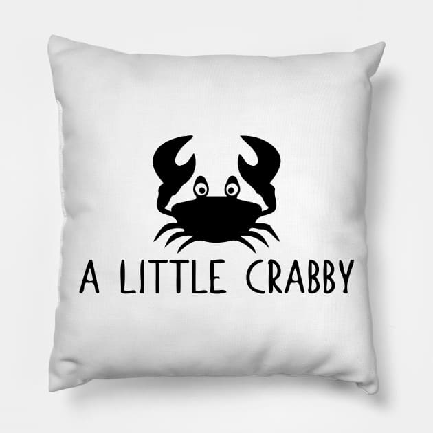 A Little Crabby Pillow by Mariteas