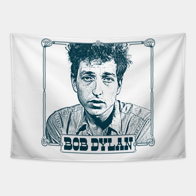 Dylan /\/\/ Vintage Faded Style Fan Design Tapestry by DankFutura