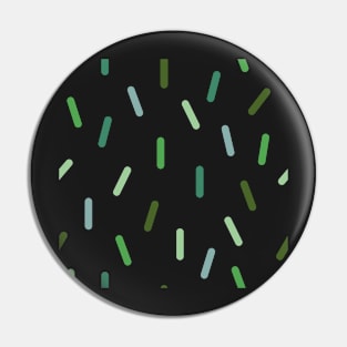 Sprinkle Confetti Green Chunkies Pin