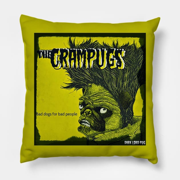 The Crampugs Pillow by darklordpug