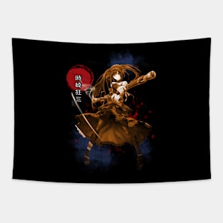 Kotori Itsuka's Fiery Spirit Captain Tee Tapestry