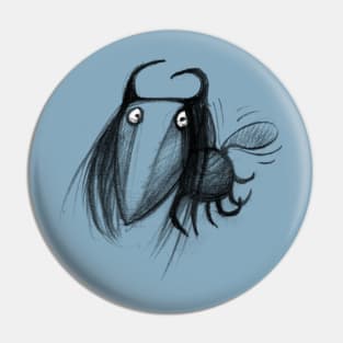 The hippie fly Pin