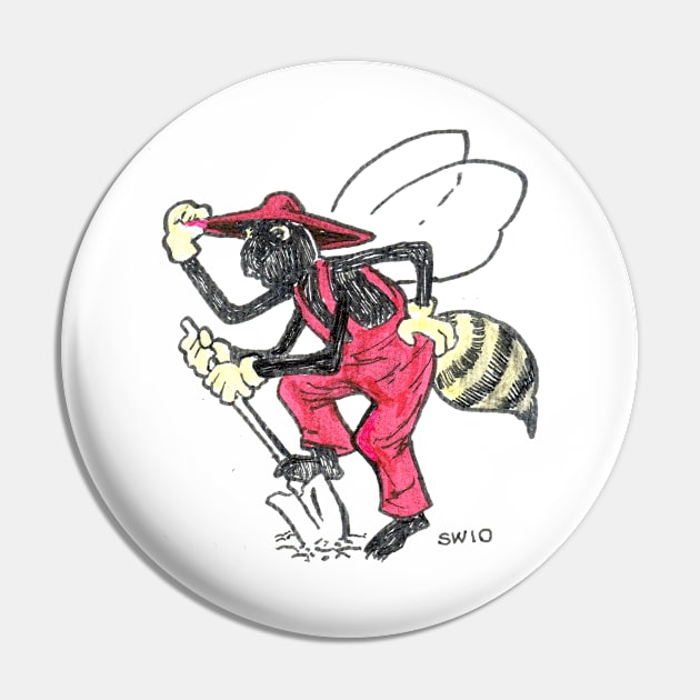 Worker Bee Pin by CoolCharacters
