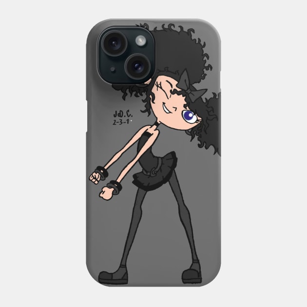 Izzy Black Phone Case by TeeJay93