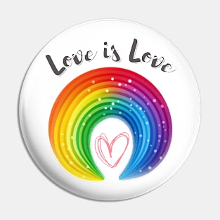 Love is Love Pride Pin