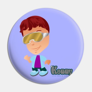 "Kenny" - Little People of Technopolis Pin