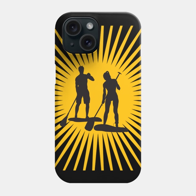 Stand Up Paddling Phone Case by Imutobi