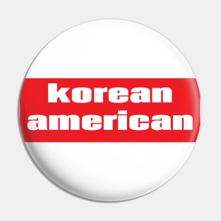 Korean American Pin