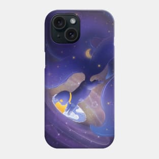 Celestial Cat - The Bringer of Nightly Sky Phone Case