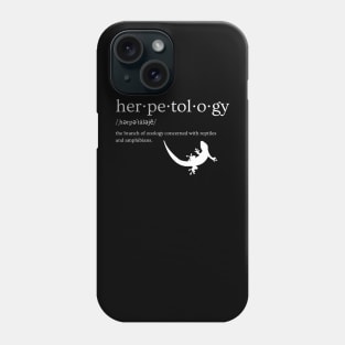 Herpetology Definition Phone Case