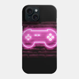 Neon Gaming Controller for Gamer Phone Case