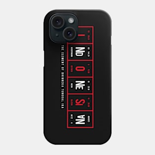 Indonesian - Periodic Table of Elements Phone Case