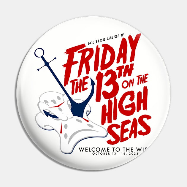 DCL Blog Group Cruise IV - Friday the 13th on the High Seas Pin by Disney Cruise Line Blog