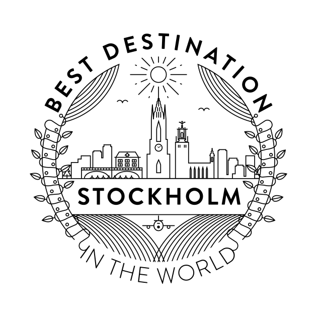 Stockholm Minimal Badge Design by kursatunsal