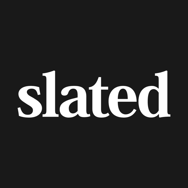 Slated logo - White by Slated