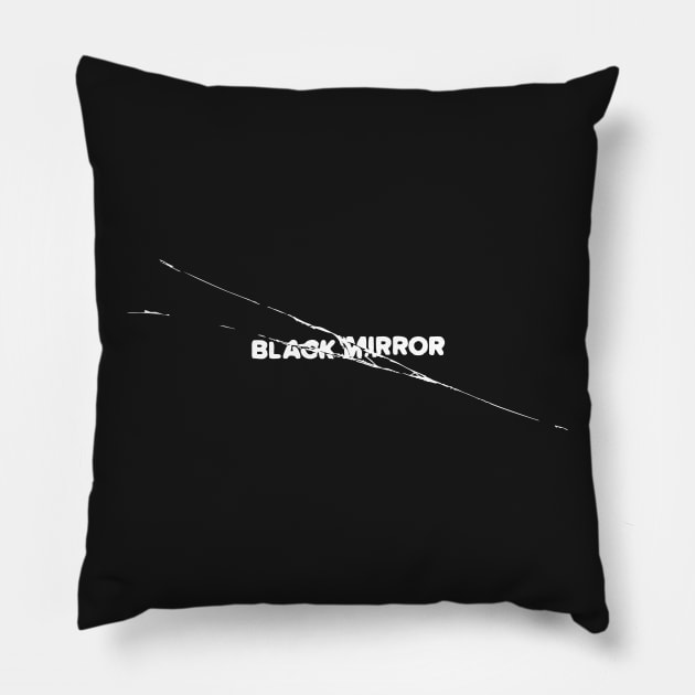 Mirror Black Pillow by prometheus31