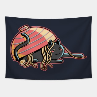 Ramen loving cat Tapestry