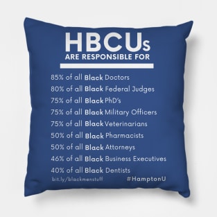 HBCUs are responsible for... Pillow