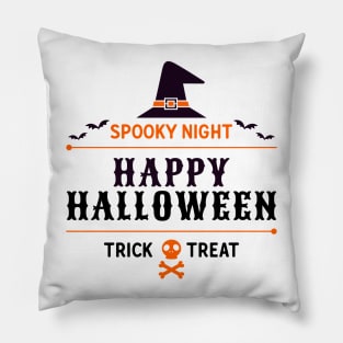 Happy Halloween - Spooky Witches Hat Pillow