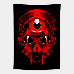 Tribal Skull Tapestry