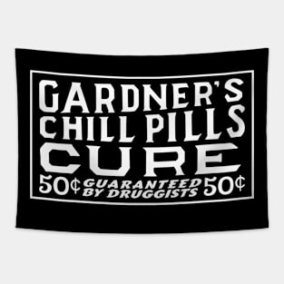 Chill Pills Cure Vintage Advertising Tapestry