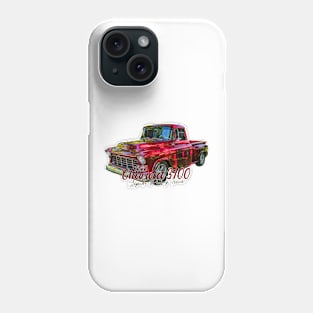 1955 Chevrolet 3100 Stepside Pickup Truck Phone Case