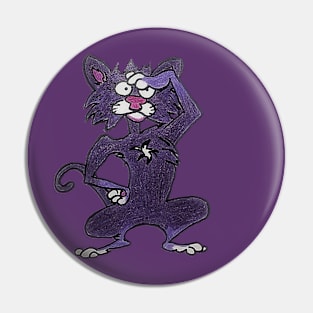 Purple Kitty Pin