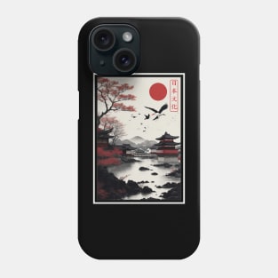 Japanese sacred village Phone Case