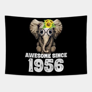 Awesome since 1956 64 Years Old Bday Gift 64th Birthday Tapestry