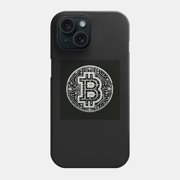 Cryptographic Core: The Essence of Bitcoin Phone Case by heartyARTworks