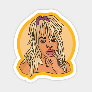 Blondie Locs Magnet